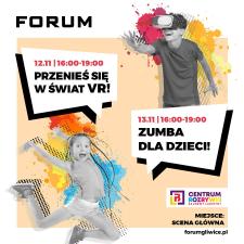 VR i zumba - weekend w CH FORUM Gliwice