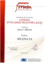 Selena – Liderem Stolarki Budowlanej 2009