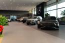 Posadzki żywiczne Flowcrete w salonie i serwisie Mercedes-Benz Duda-Cars w Lasocicach