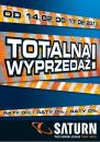 Totalna wyprzedaż w SATURNIE