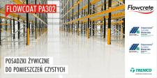 Szeroki wybór posadzek żywicznych Flowcrete  z certyfikatem Cleanroom Suitable Materials®
