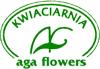 logo: Aga Flowers Kwiaciarnia