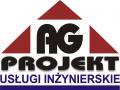 logo: AG PROJEKT Usługi Inżynierskie mgr inż. Adrian Gajda tel. 604 48 47 26