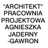 logo: "Architekt" Pracownia Projektowa Agnieszka Jaderny-Gawron
