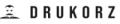 logo: Drukorz — drukarnia | punkt ksero | oprawa prac dyplomowych | pieczątki | Katowice
