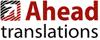 logo: "Ahead Translations" Tłumaczenia